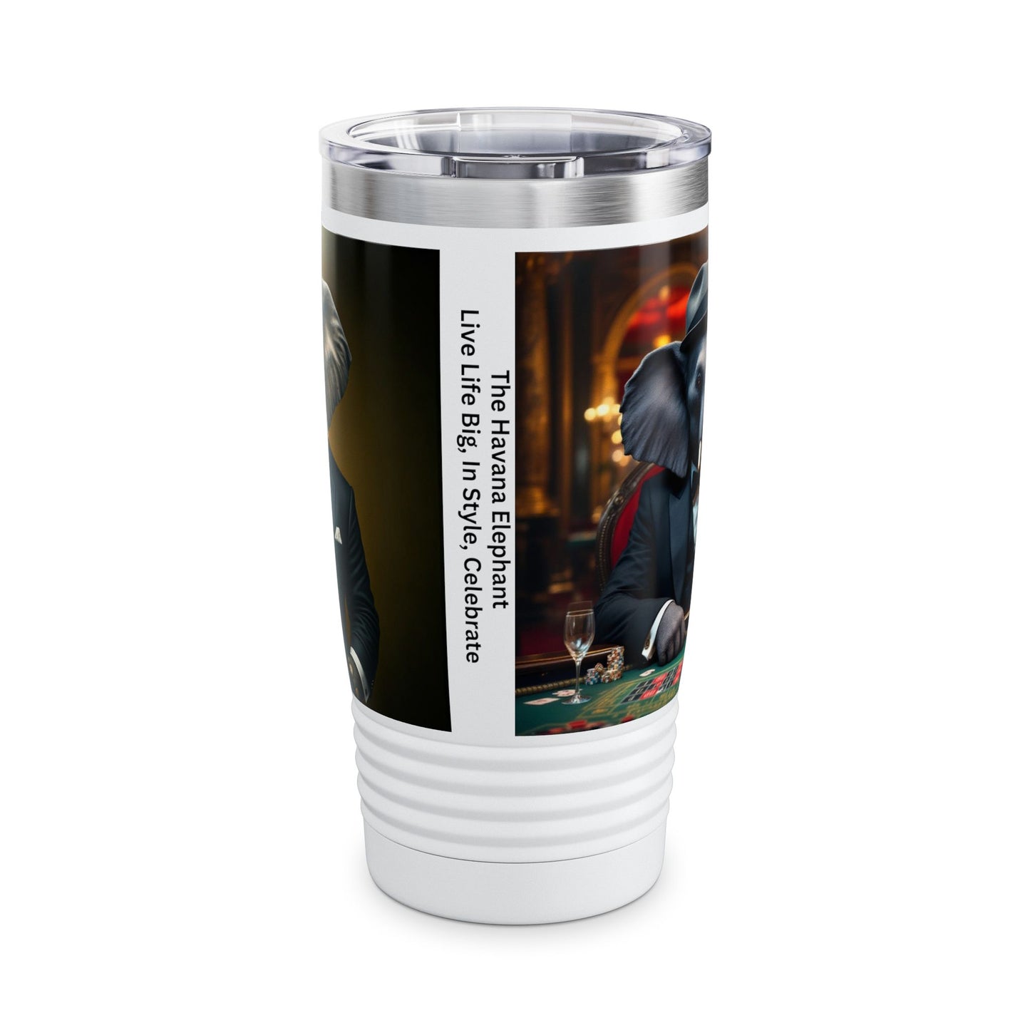 Ringneck Tumbler, 20oz - Classic Havana Elephant - The Gentlemen & The High Roller