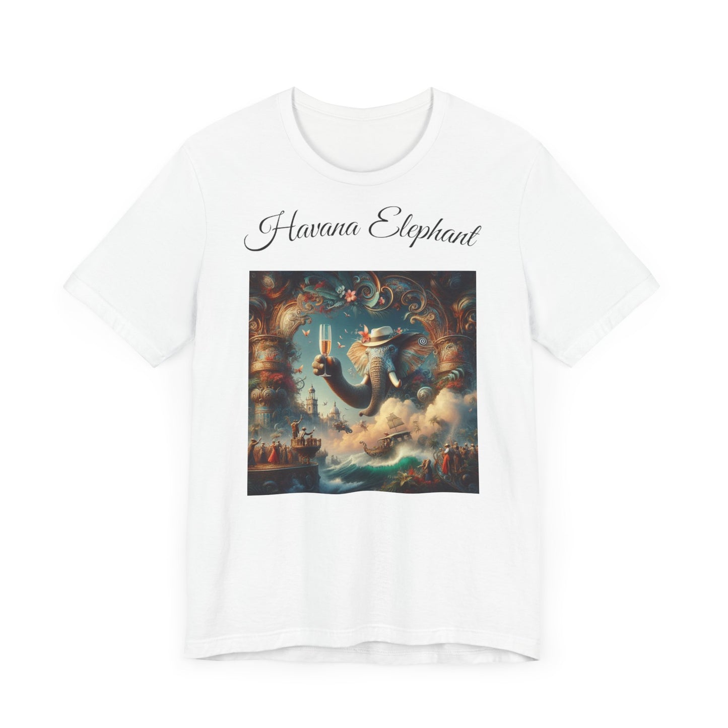 Unisex Jersey Short Sleeve Tee - Havana Imagery and motto