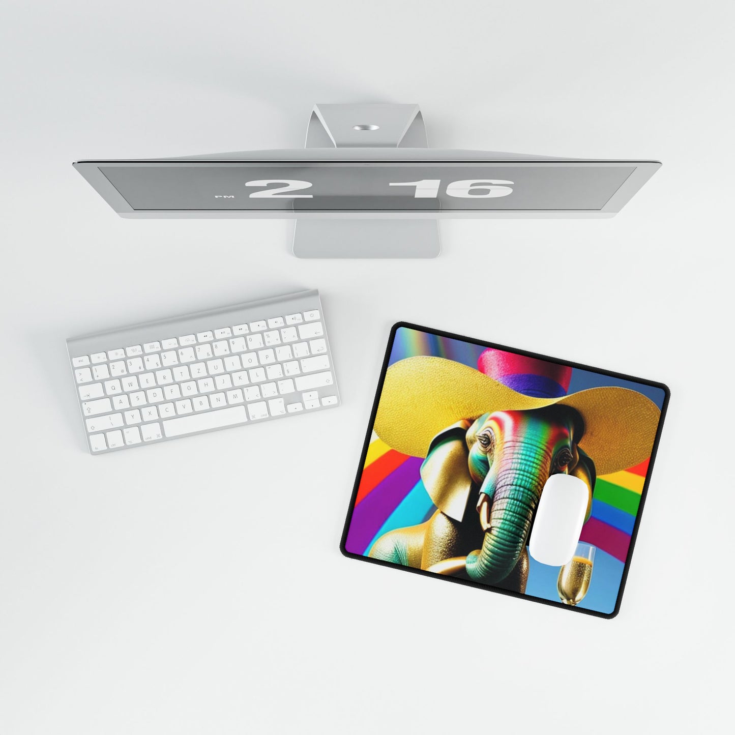 Desk Mats - Havana Elephant -Rainbow