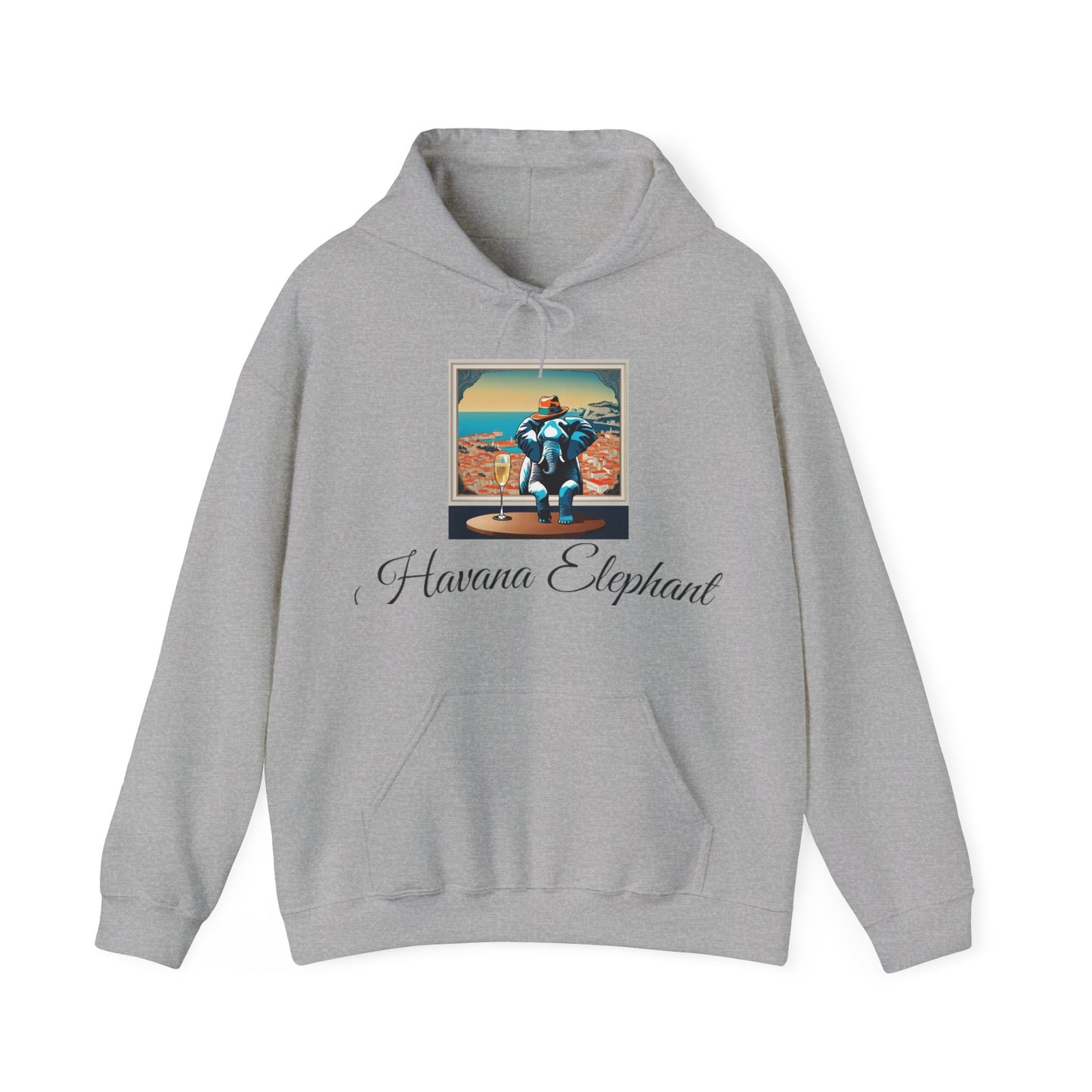 Sweatshirt -  Heavy Blend Hooded - Havana Elephant  - Dubrovnik