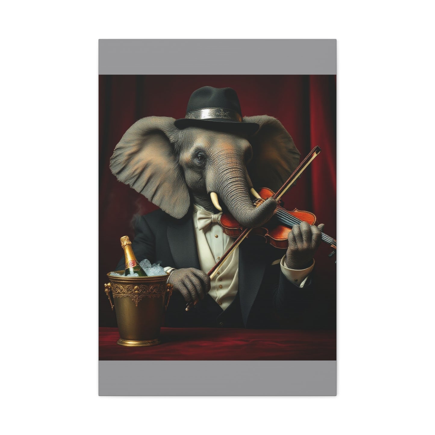 Canvas Gallery Wrap - The Havana Elephant - The Virtuoso Violinist