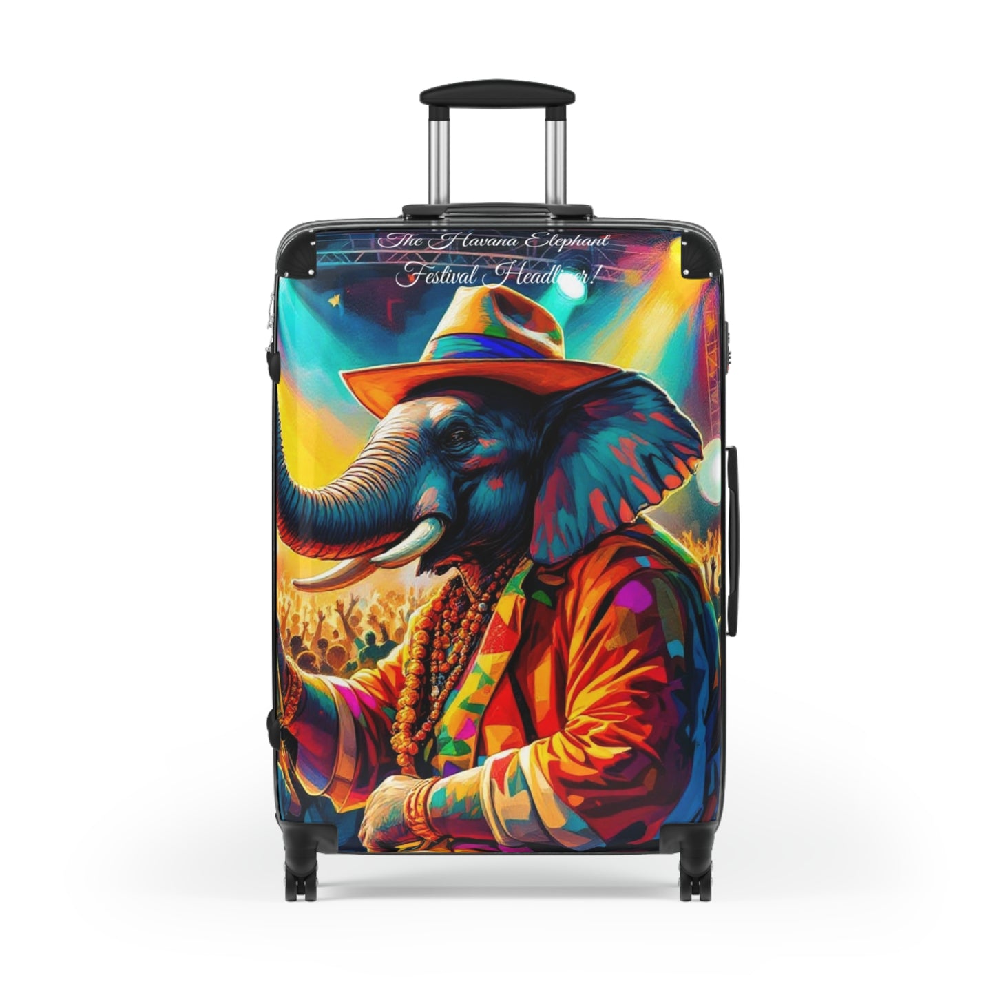 Havana Elephant Suitcase - The Festival Headliner (Captioned)
