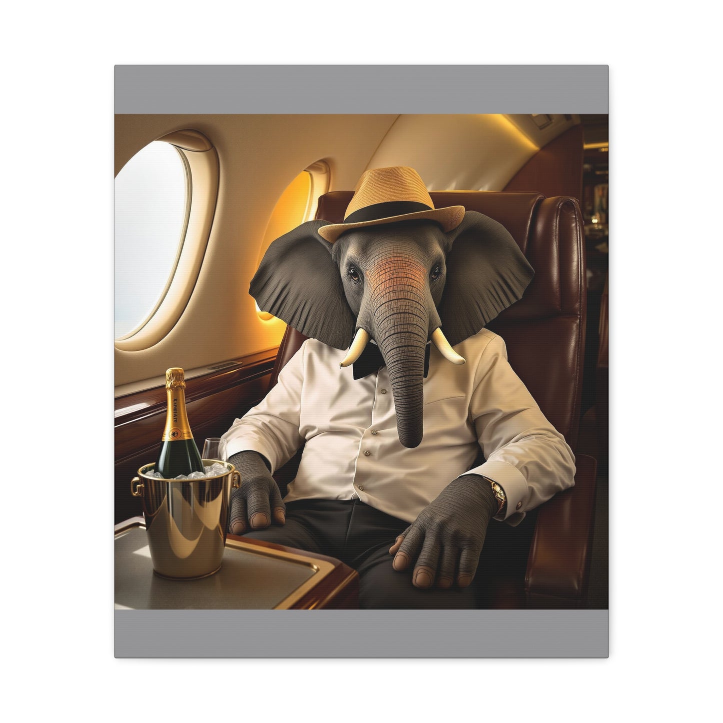 Havana Elephant - Canvas Gallery Wrap - First Class Voyager