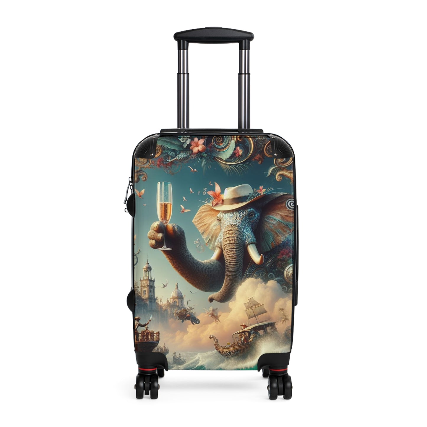 Havana Elephant Suitcase -The Pachyderm's Grand Voyage