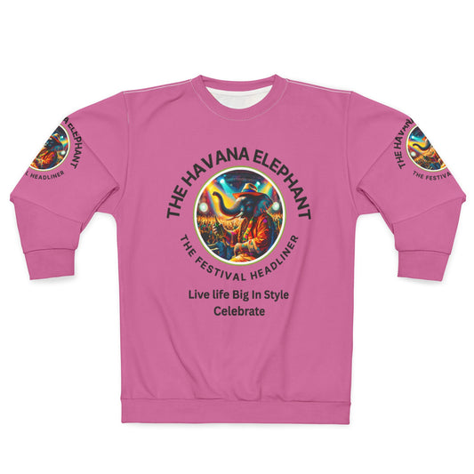 Sweatshirt (AOP) - Unisex - The Havana Elephant - Festival Headliner