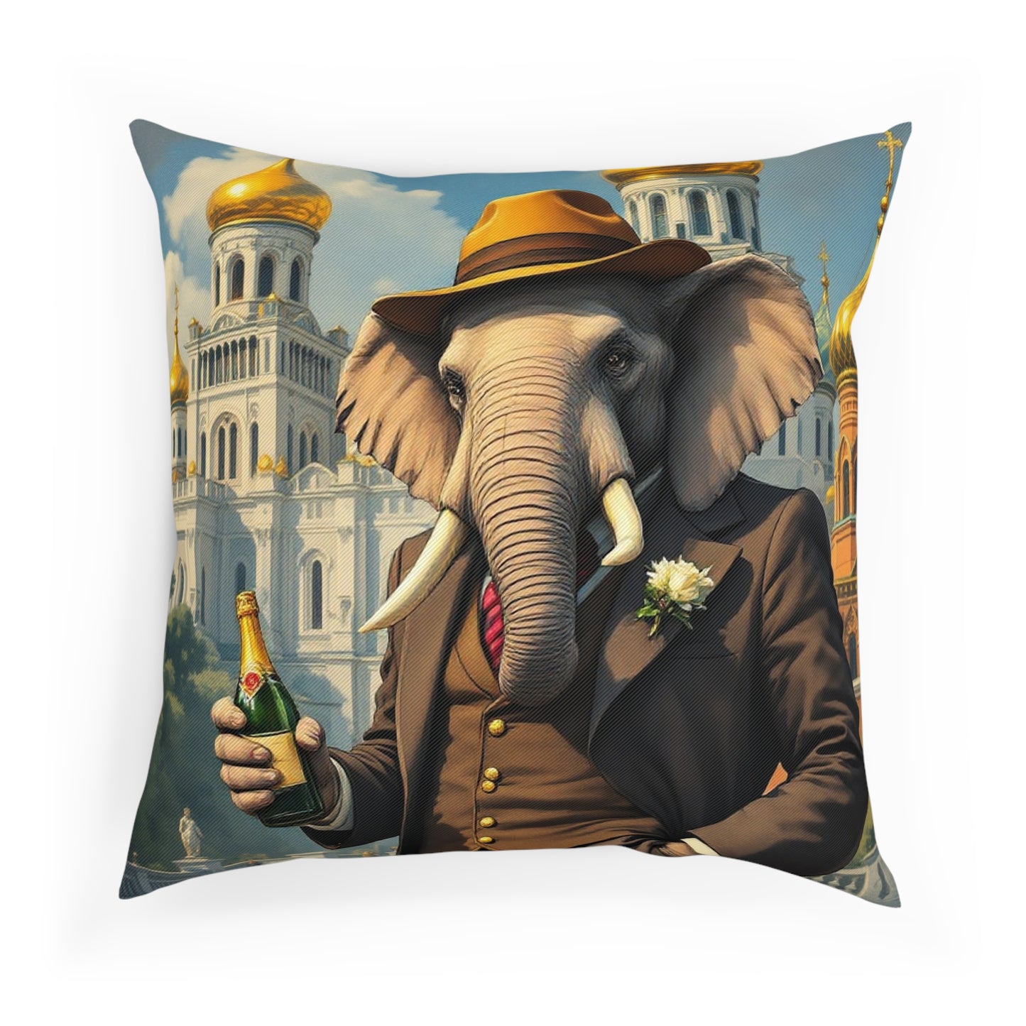 Cushion -Havana Elephant - The Russian Aristocrat