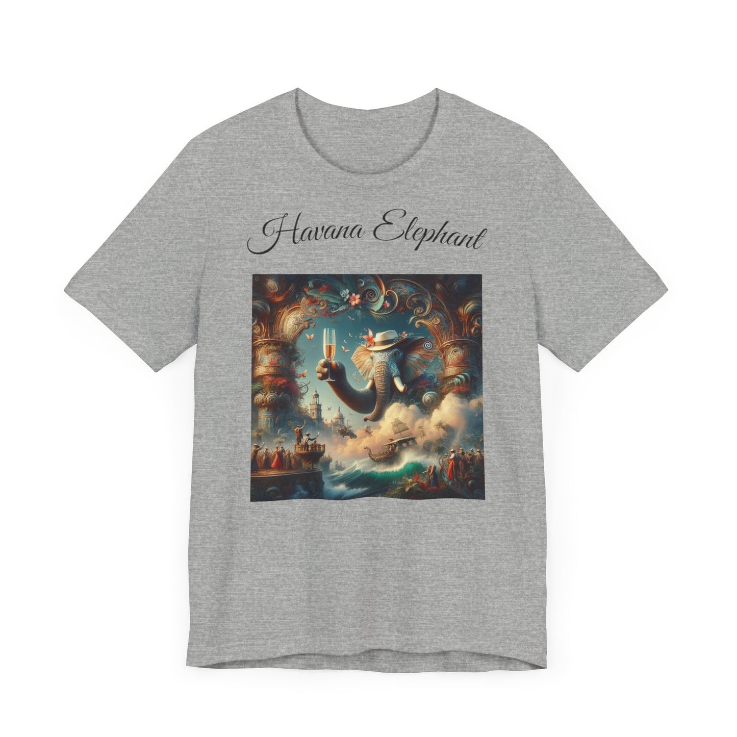 Unisex Jersey Short Sleeve Tee - Havana Imagery and motto