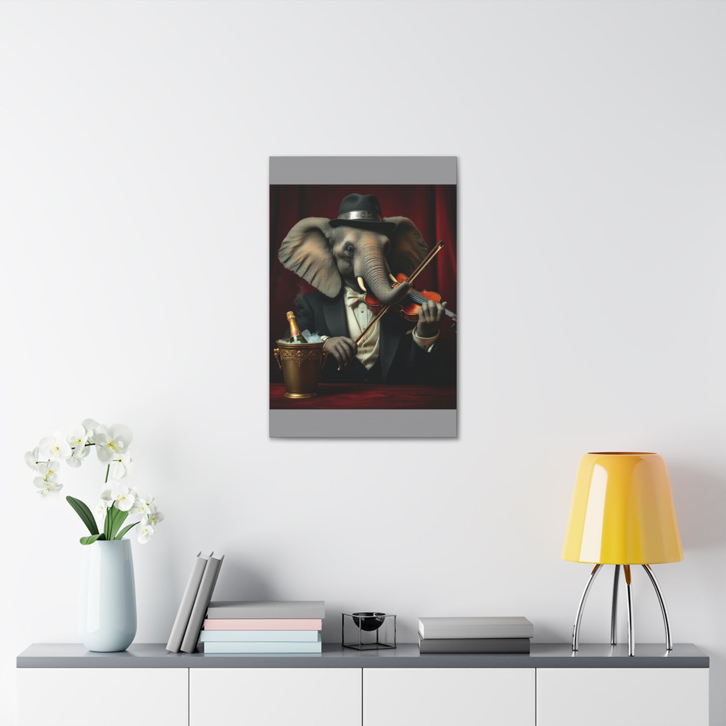 Canvas Gallery Wrap - The Havana Elephant - The Virtuoso Violinist