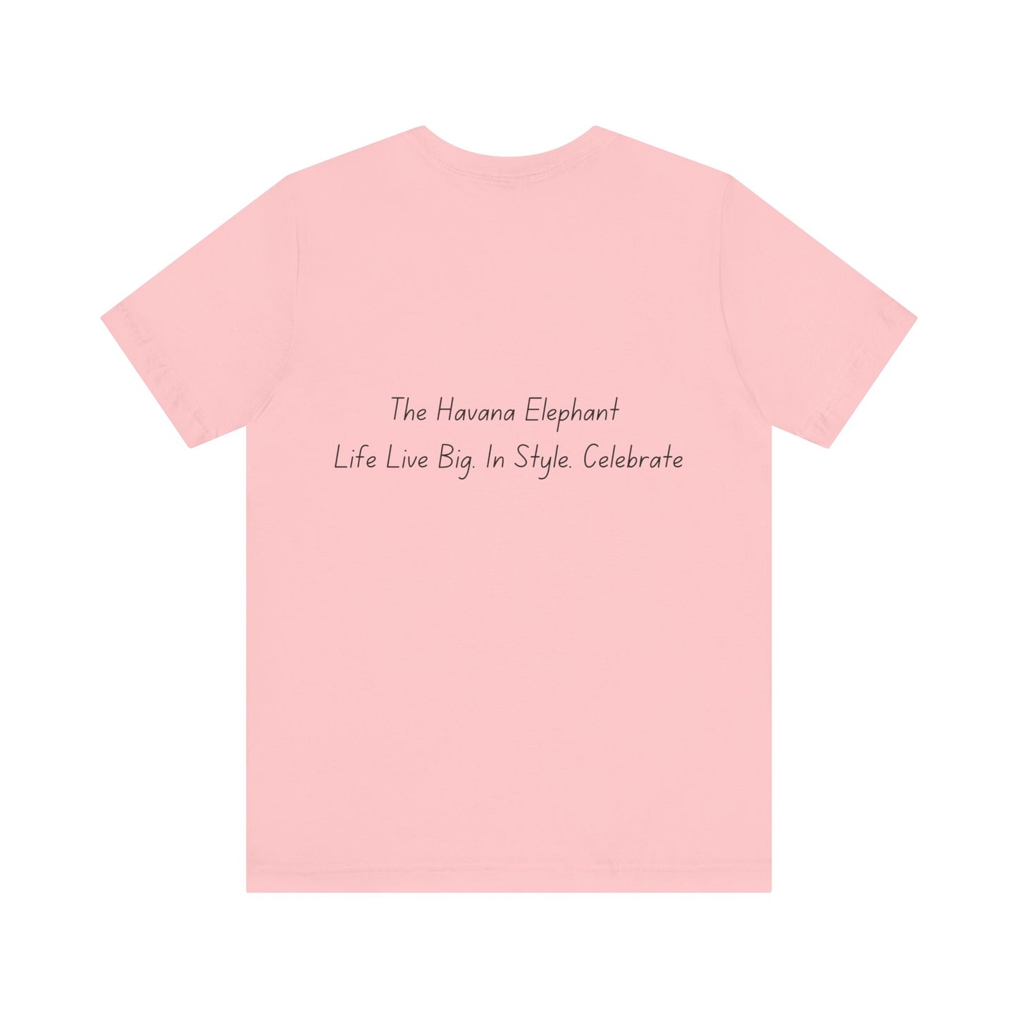 Unisex Jersey Short Sleeve Tee - Havana Imagery and motto