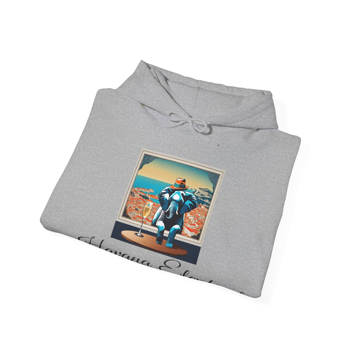 Sweatshirt -  Heavy Blend Hooded - Havana Elephant  - Dubrovnik