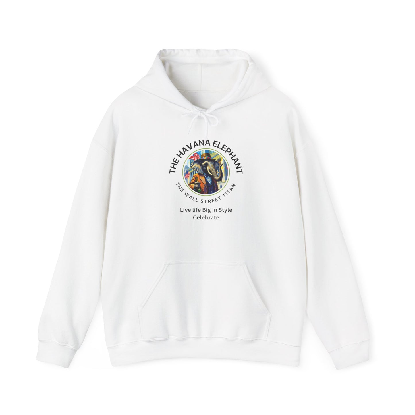 Sweatshirt - Heavy Blend Hooded - Havana Elephant -The Wall Street Titan