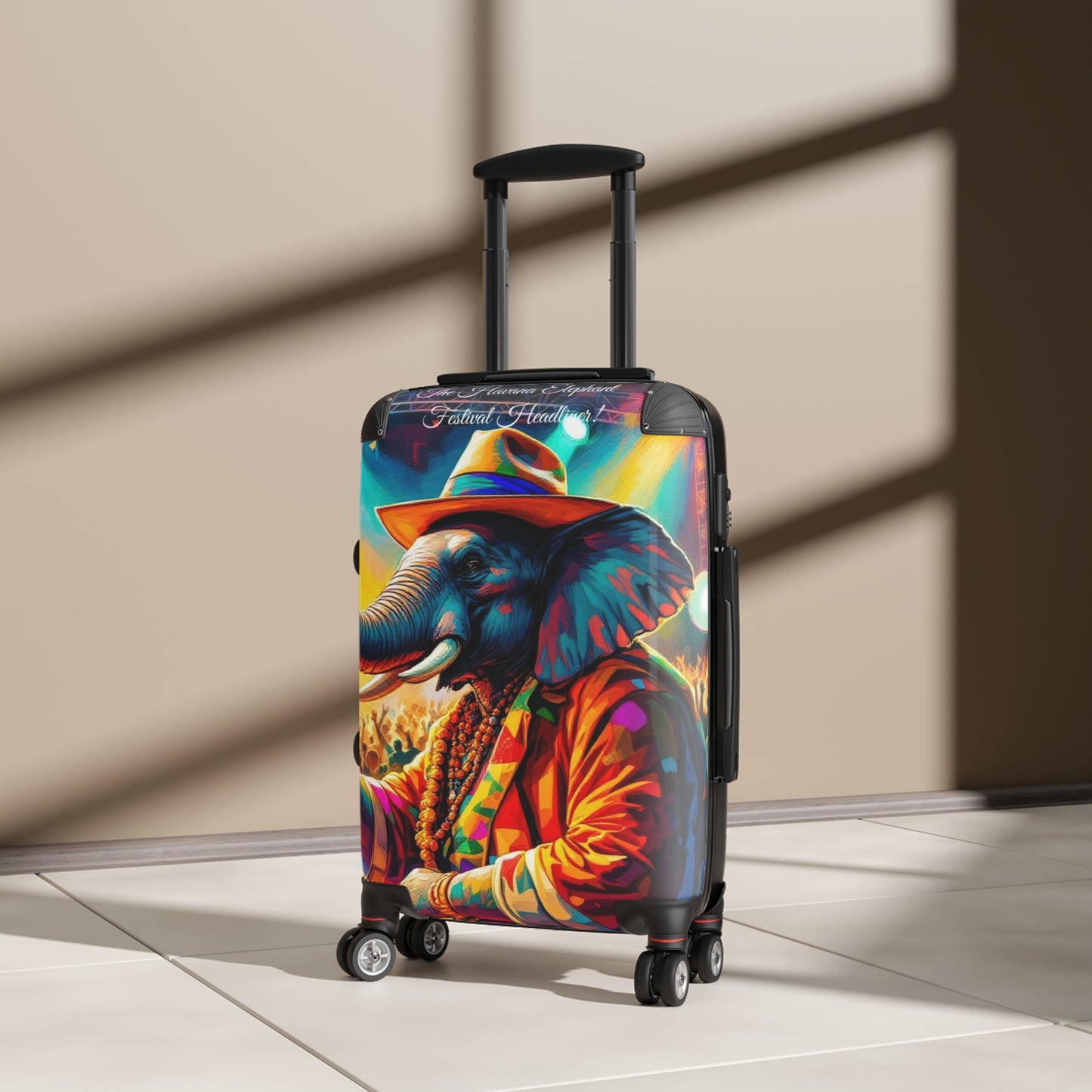 Havana Elephant Suitcase - The Festival Headliner (Captioned)