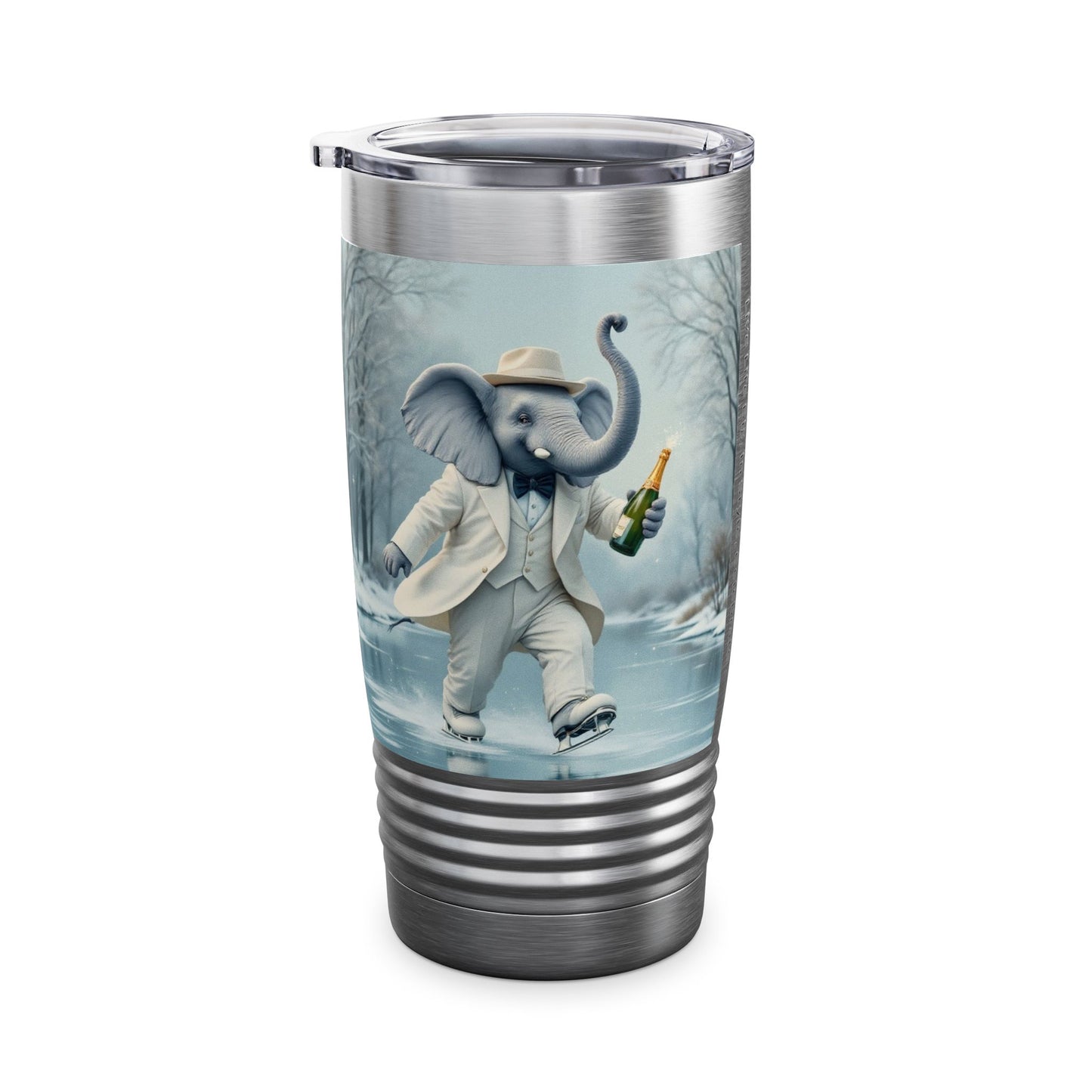 A Ringneck Tumbler, 20oz - Havana Elephant - The Desert Rider & The Ice Skater