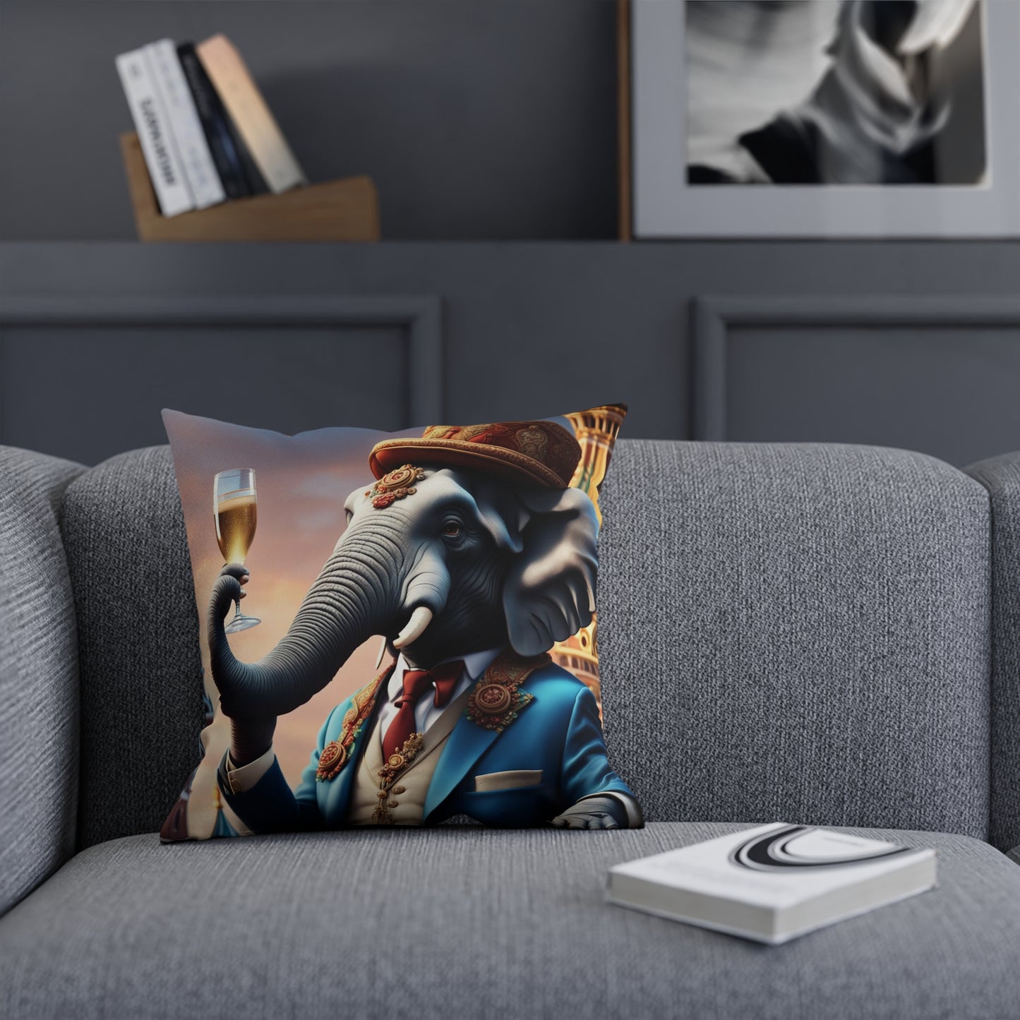 Cushion -Havana Elephant - The Russian Aristocrat