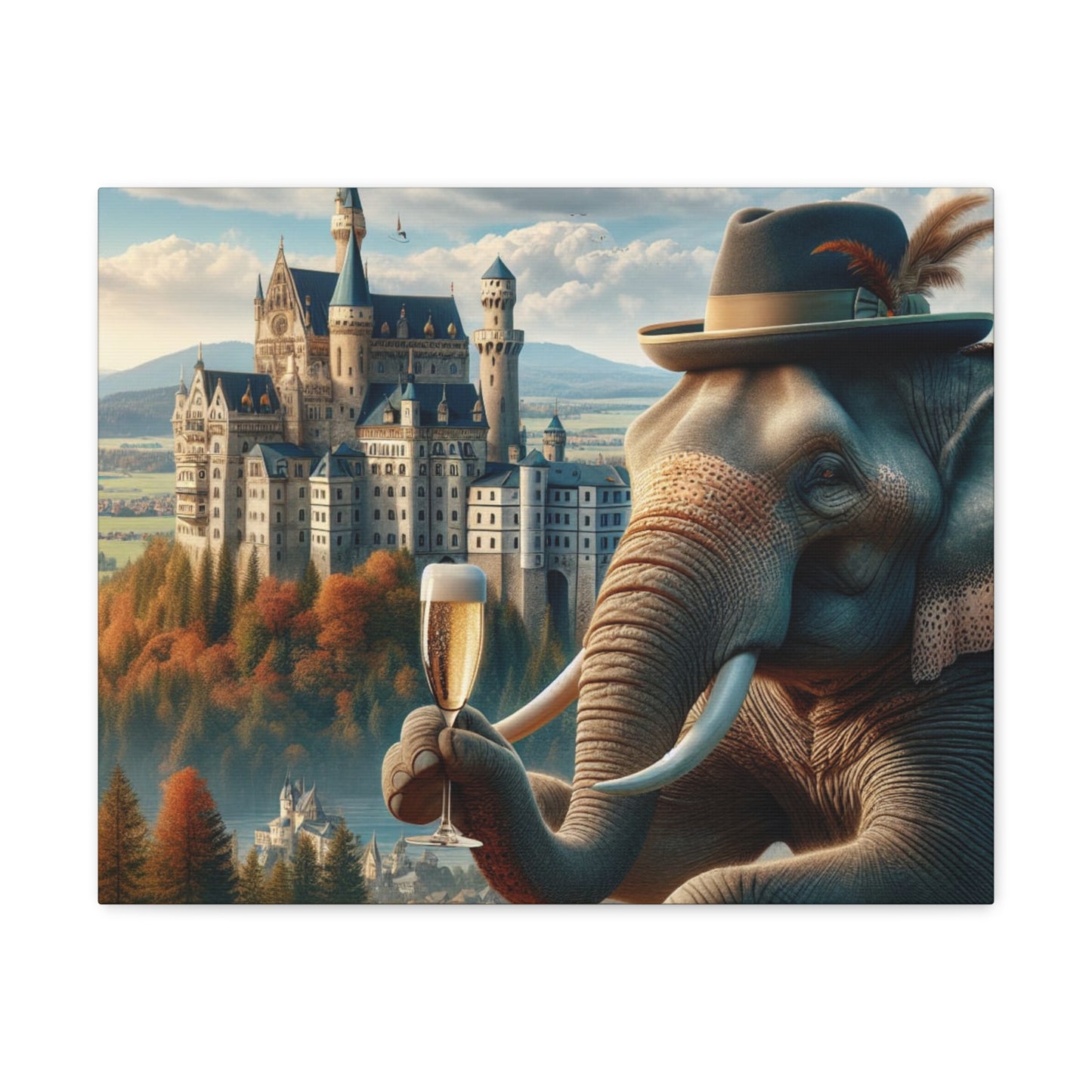 Havana Elephant  - Canvas Gallery Wrap - Havana Elephant -The Bavarian Baron