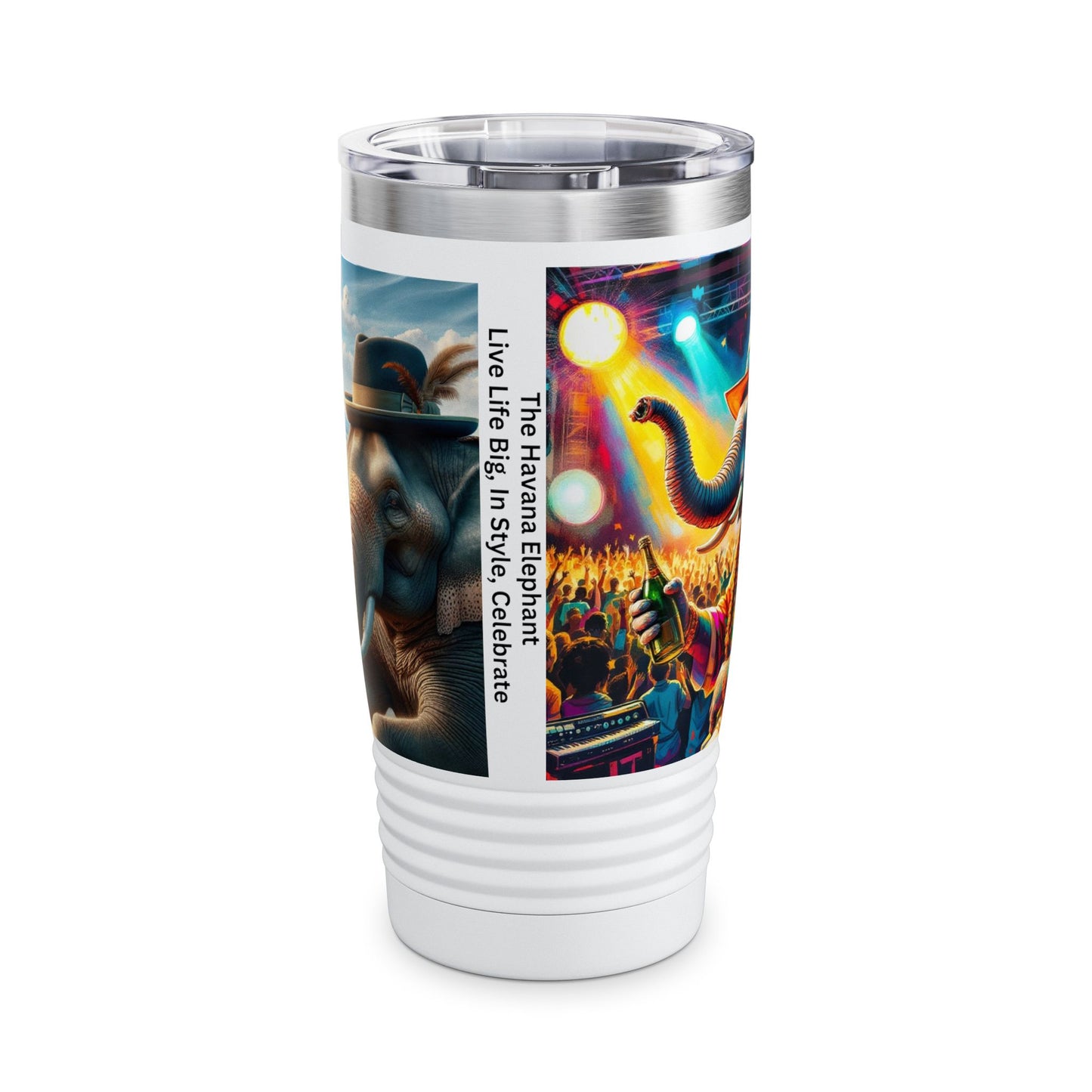 Ringneck Tumblr, 20oz . Havana Elephant - The Festival Headliner & The Bavarian Baron