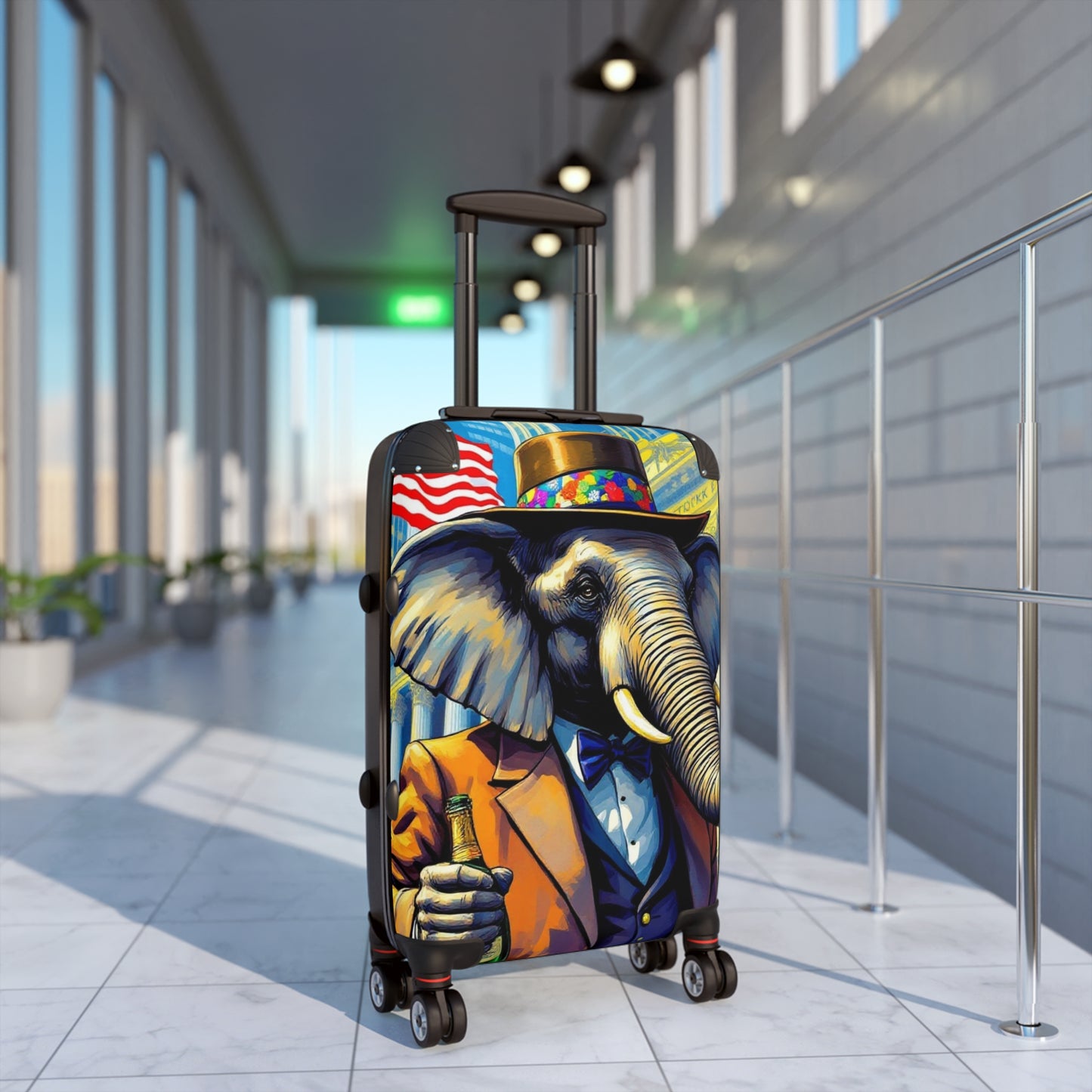 Havana Elephant Suitcase - The Wall Street Titan