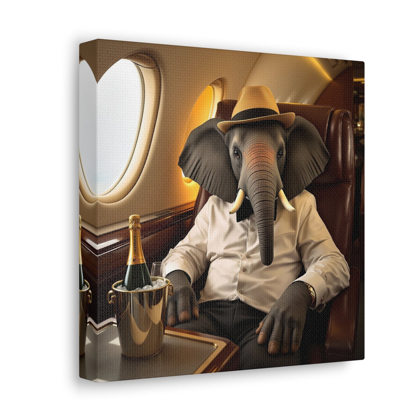 Havana Elephant - Canvas Gallery Wrap - First Class Voyager