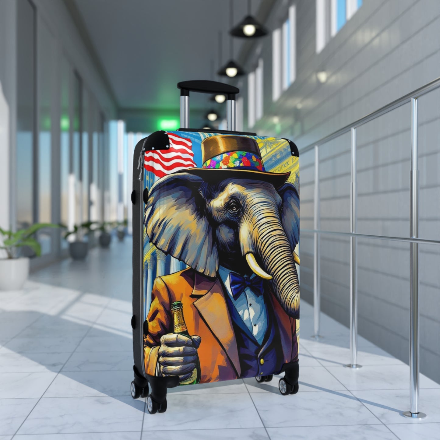 Havana Elephant Suitcase - The Wall Street Titan