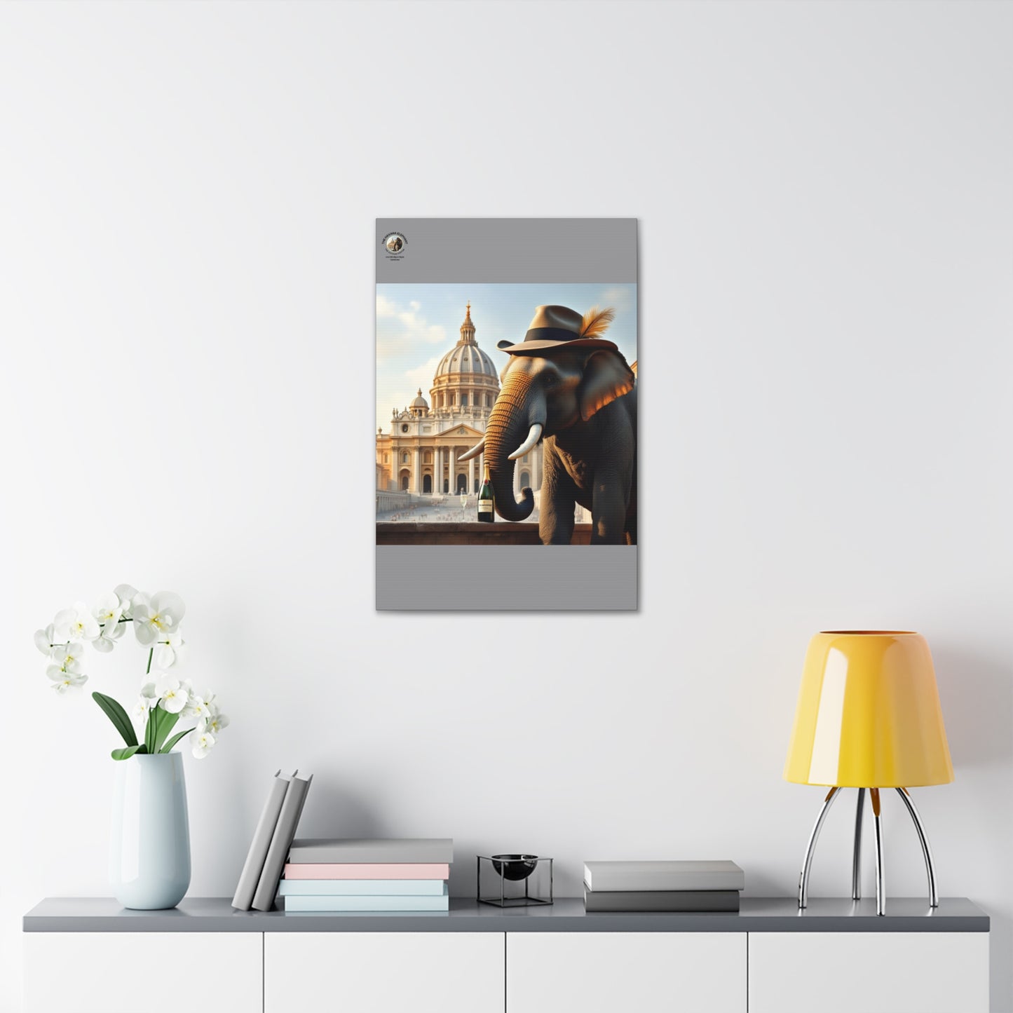 Havana Elephant - Canvas Gallery Wrap -The Vatican Visitor.
