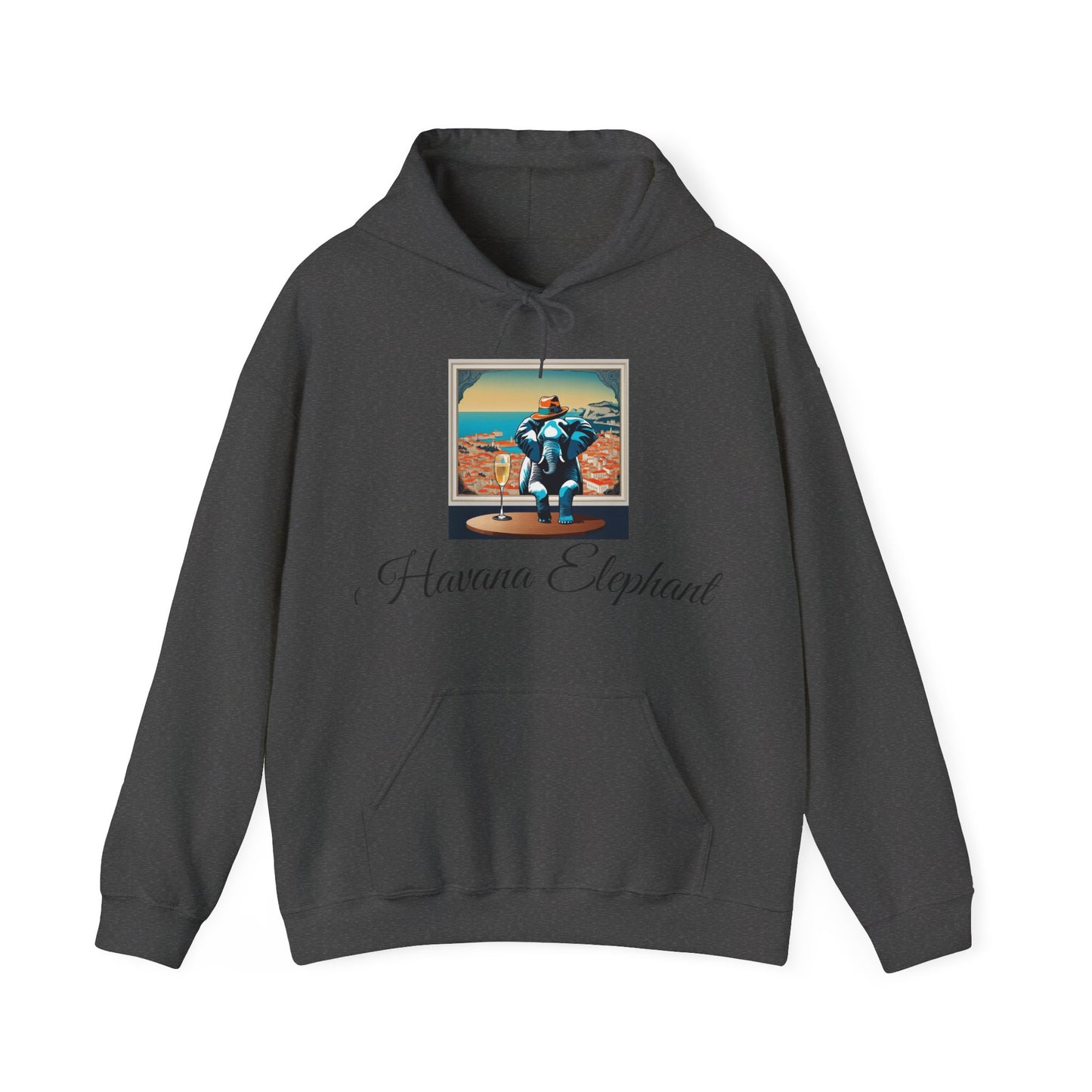 Sweatshirt -  Heavy Blend Hooded - Havana Elephant  - Dubrovnik