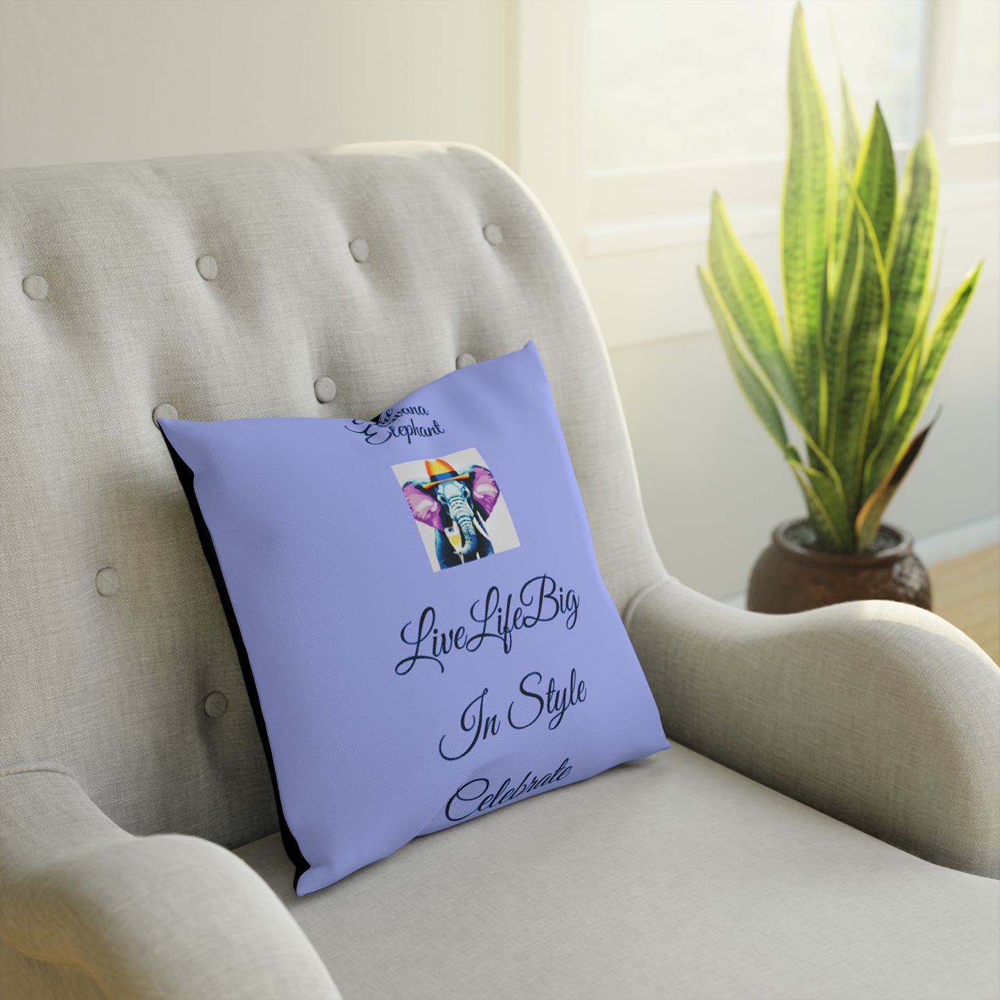 Custom Stylish Havana Elephant Cushion - Live the Mottoo!