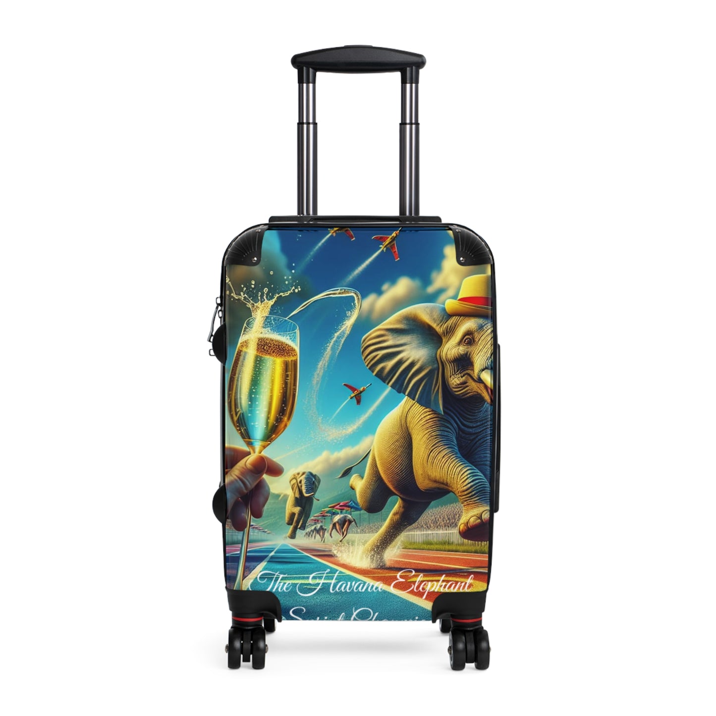 Havana Elephant Suitcase Stylish - The Sprint Champion (Captioned)