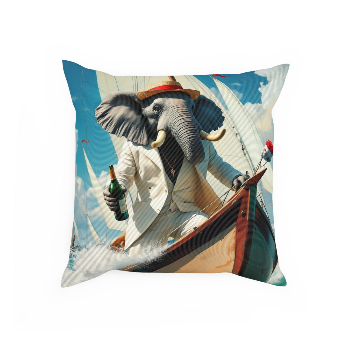 Cushion - Havana Elephant - The Regatta Champion & The Beach Cruiser