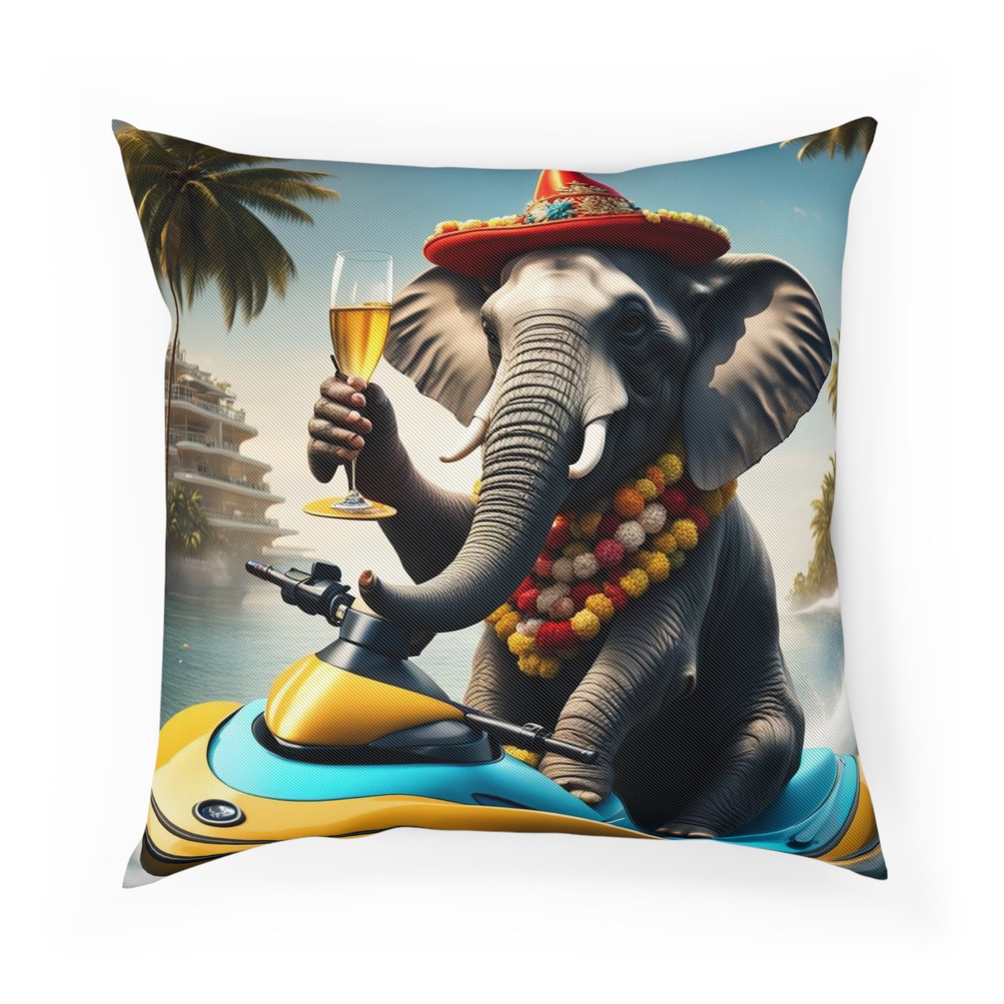 Cushion - Havana Elephant - The Regatta Champion & The Beach Cruiser