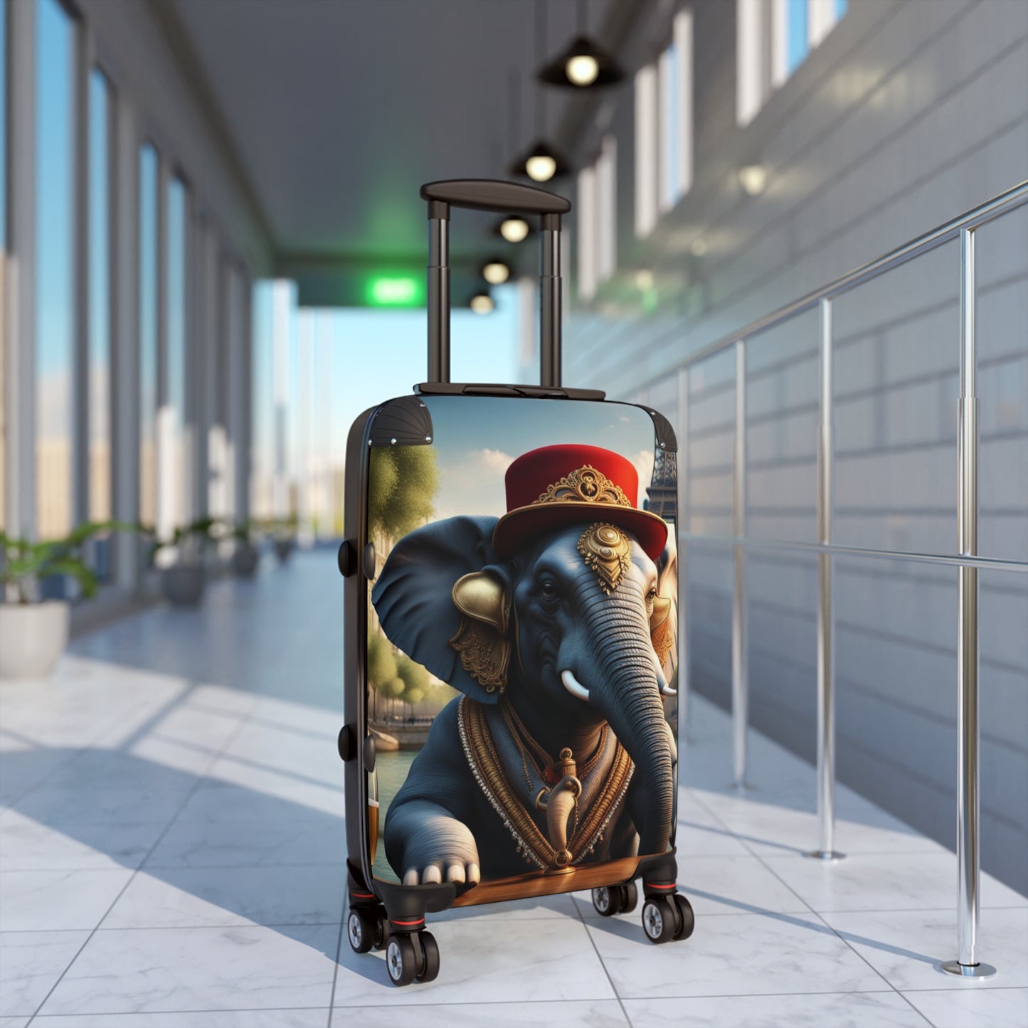 Havana Elephant Suitcase - The Parisian Pachyderm