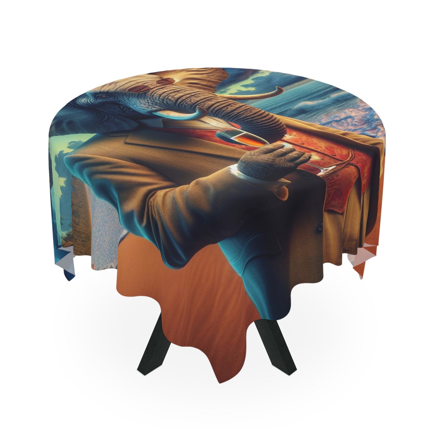 Tablecloth - Havana Elephant - The Sunset Sophisticate