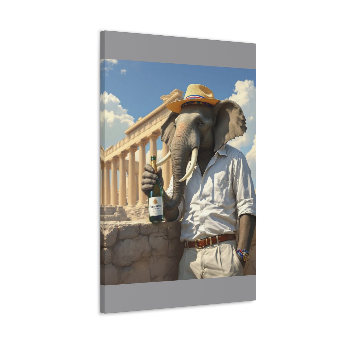 Canvas Gallery Wrap - The Havana Elephant - The Athenian Scholar
