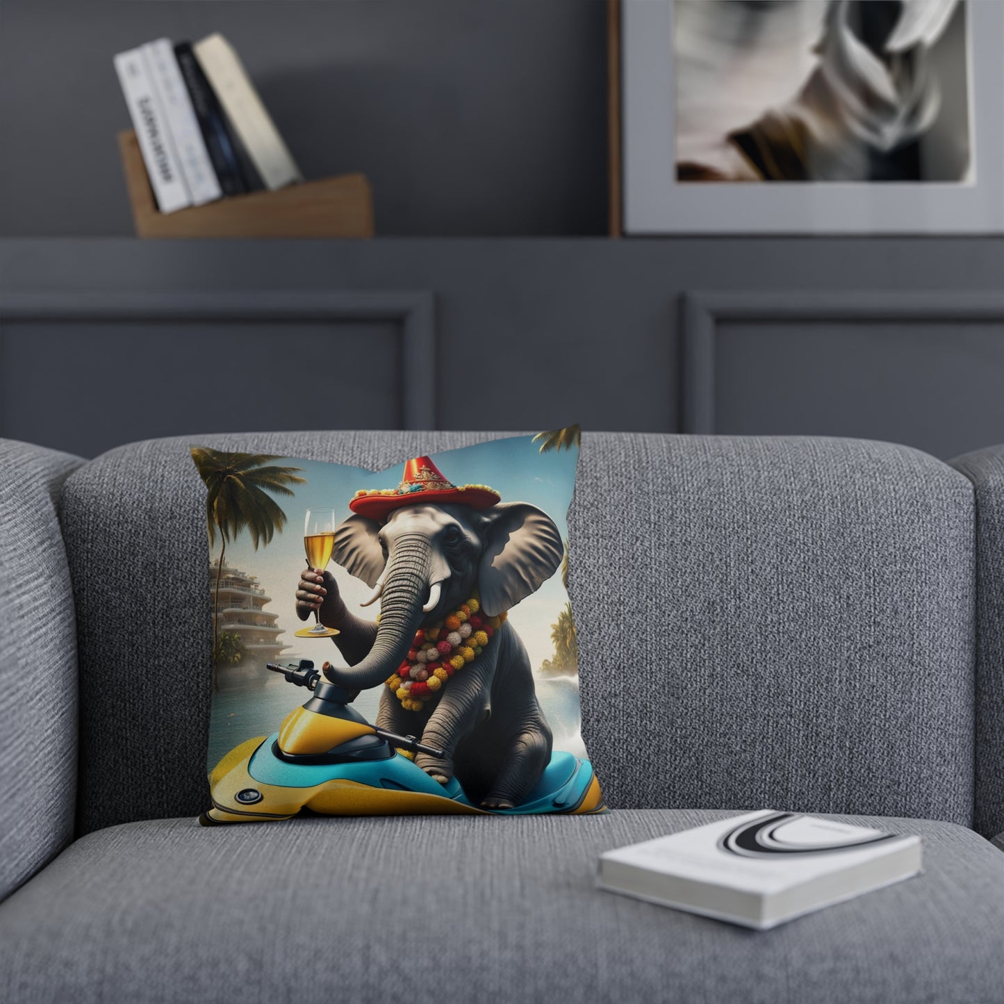 Cushion - Havana Elephant - The Regatta Champion & The Beach Cruiser