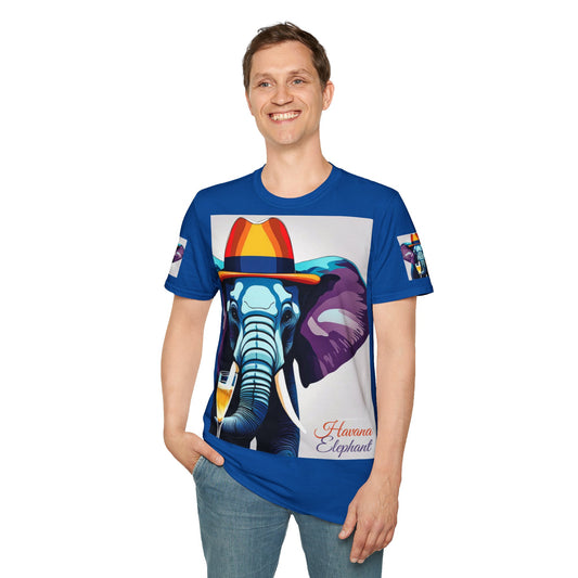 T-Shirt  - Unisex Softstyle - The colorful Havana Elephant Brand