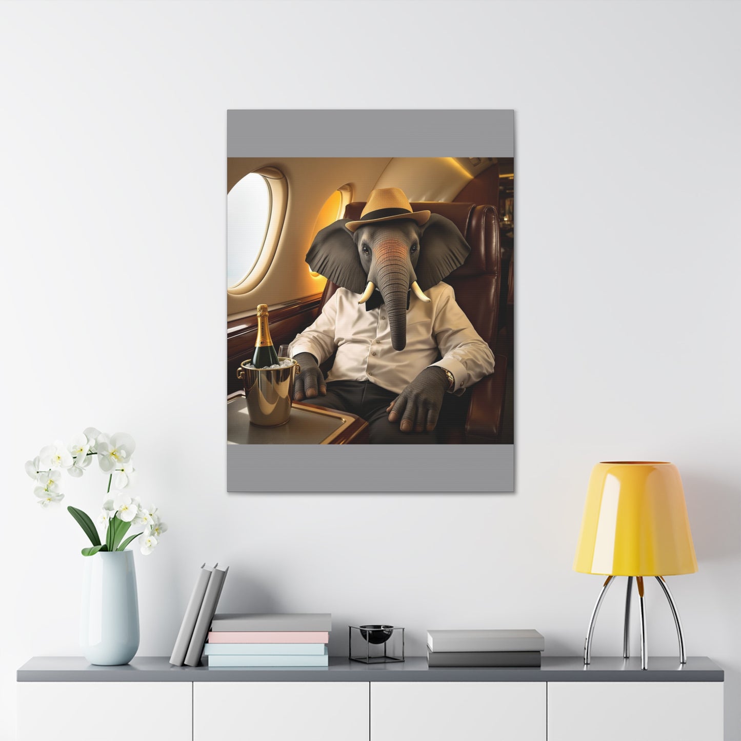 Havana Elephant - Canvas Gallery Wrap - First Class Voyager