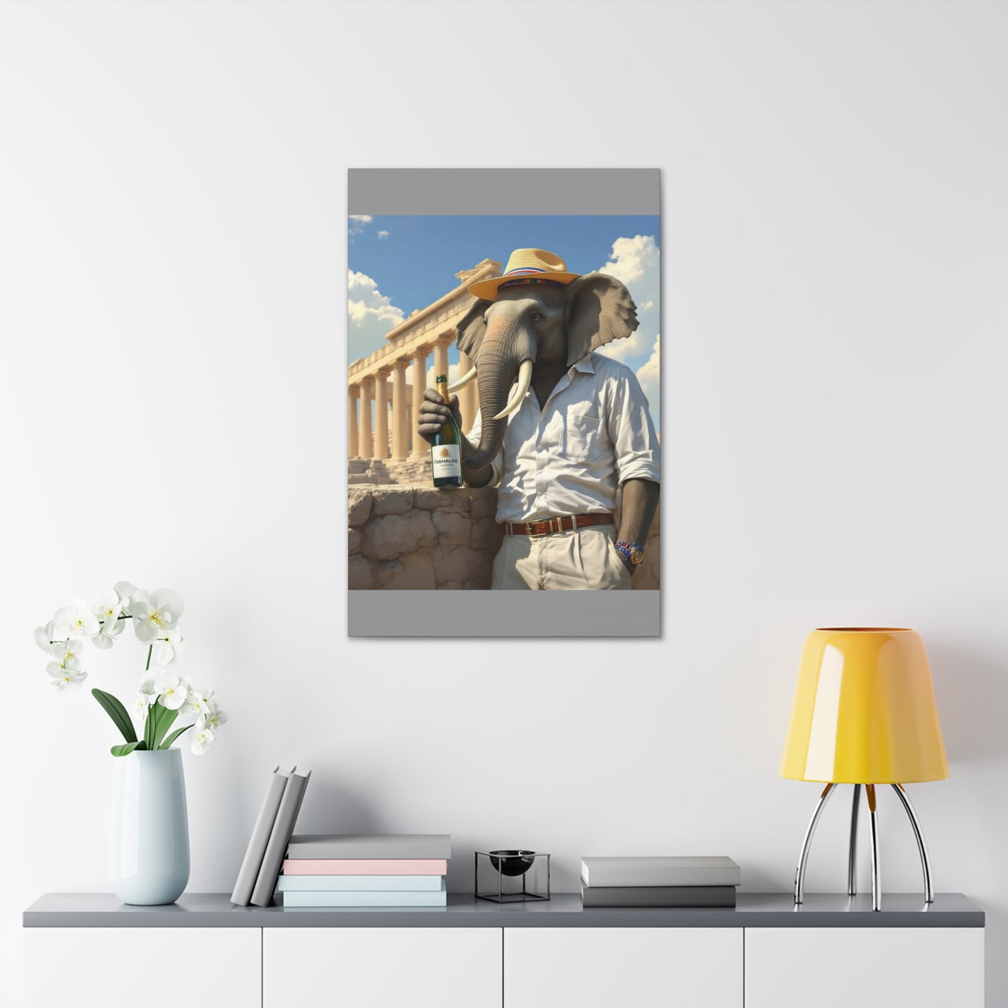 Canvas Gallery Wrap - The Havana Elephant - The Athenian Scholar