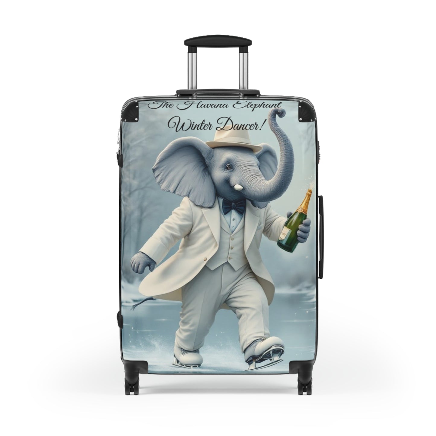 Havana Elephant Suitcase -  The Winter Dancer (Captioned)