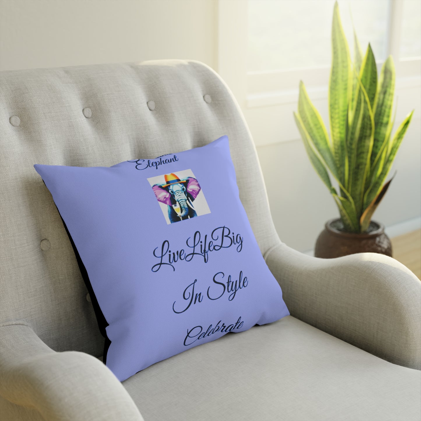 Custom Stylish Havana Elephant Cushion - Live the Mottoo!