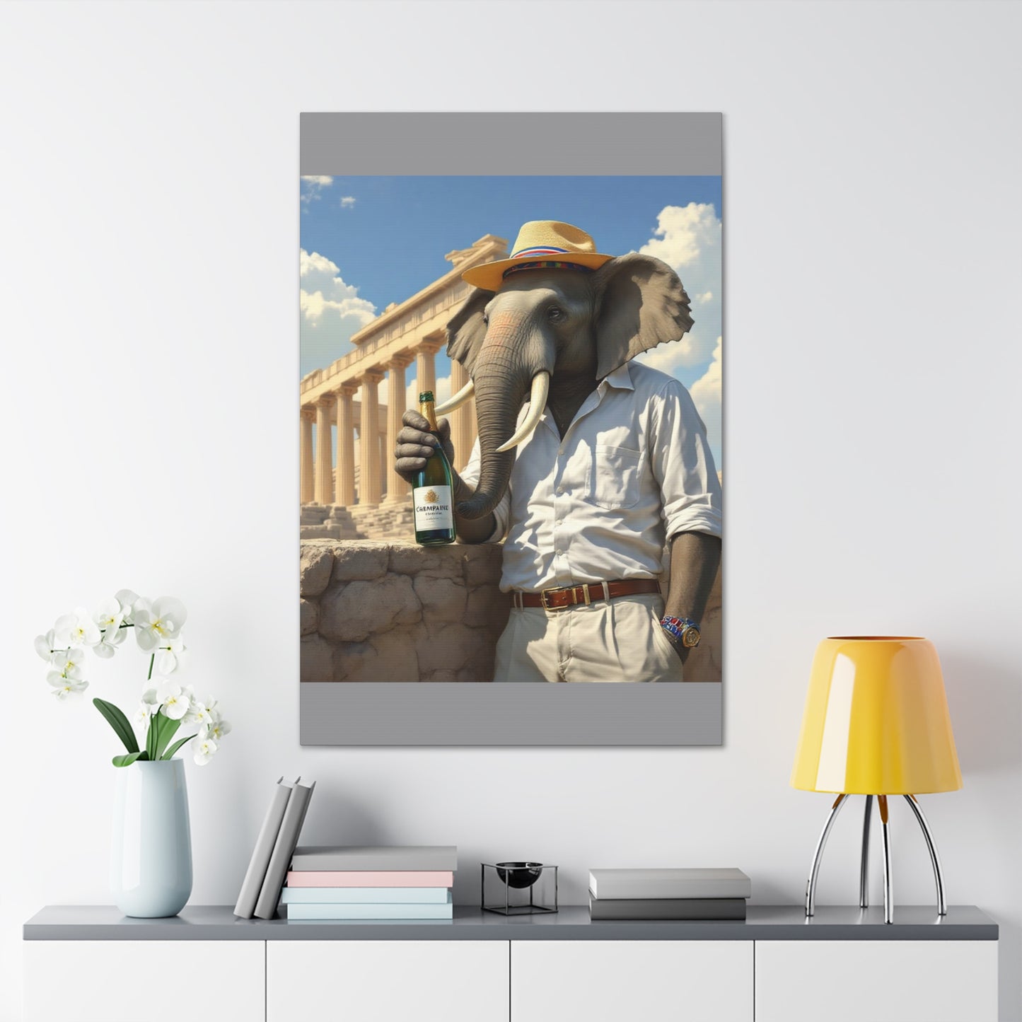 Canvas Gallery Wrap - The Havana Elephant - The Athenian Scholar