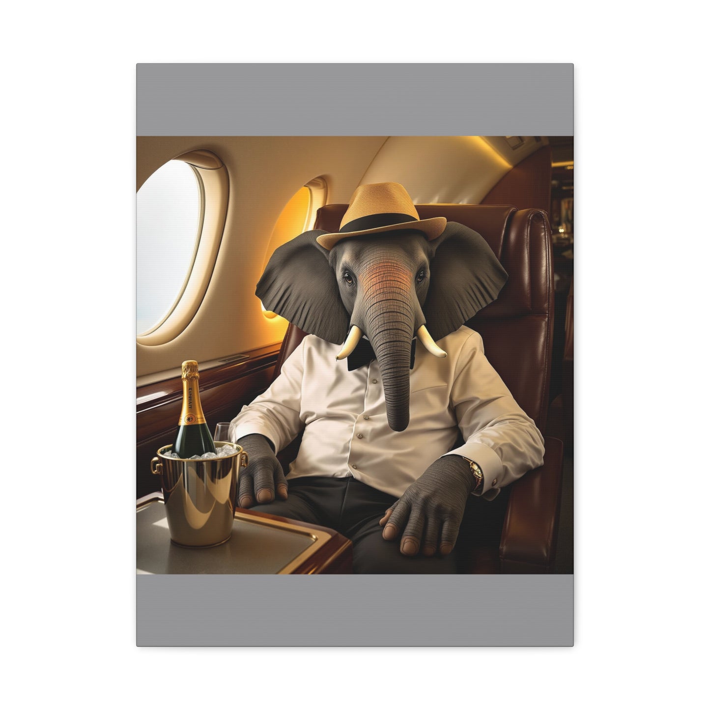 Havana Elephant - Canvas Gallery Wrap - First Class Voyager