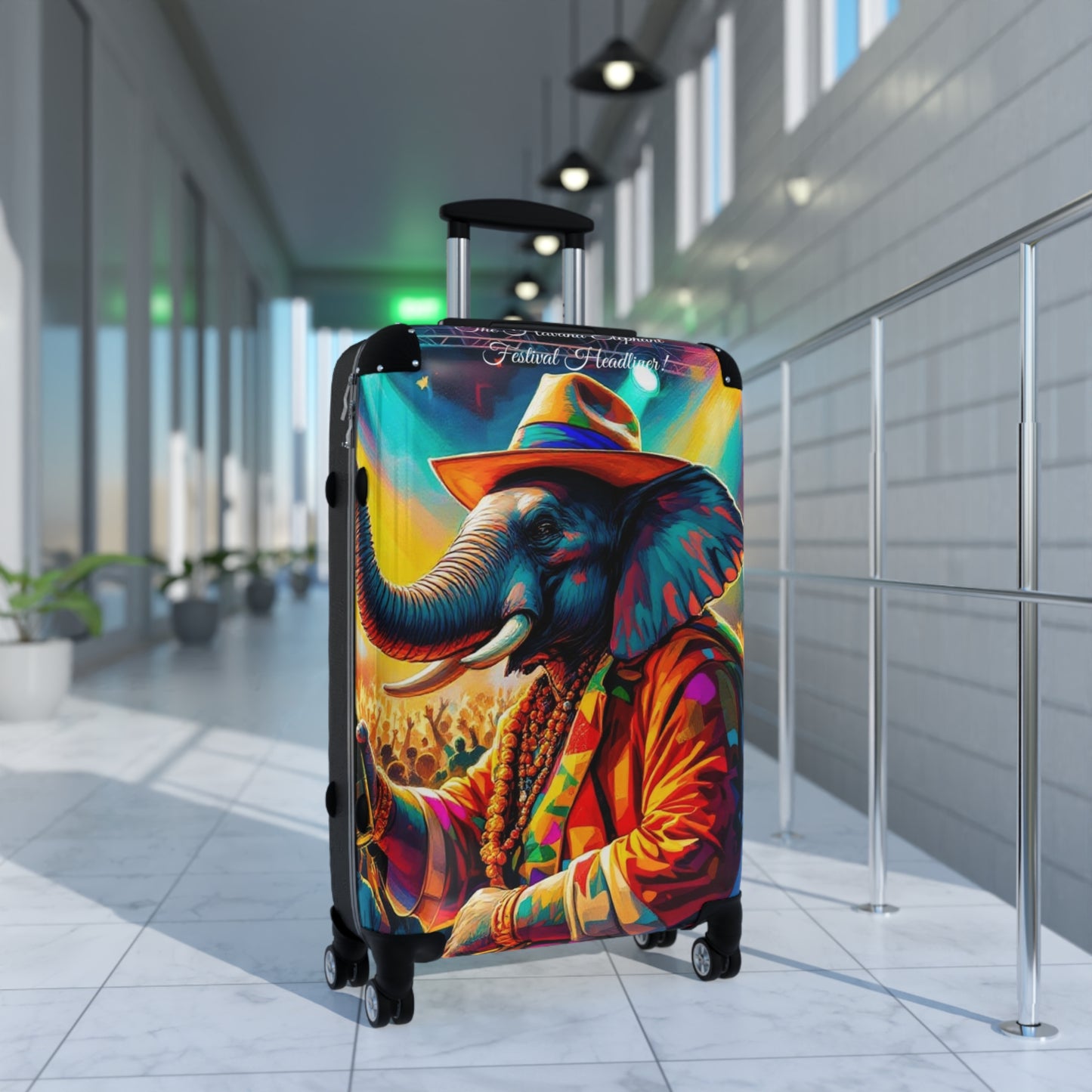 Havana Elephant Suitcase - The Festival Headliner (Captioned)