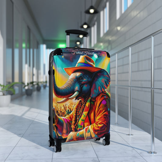 Havana Elephant Suitcase - The Festival Headliner (Captioned)