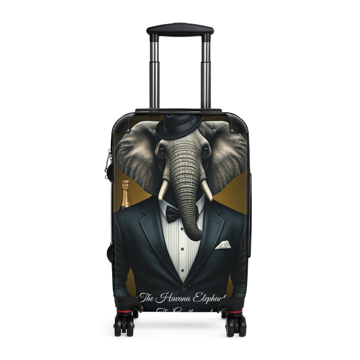 Havana Elephant Suitcase - The Gentlemen (Captioned)