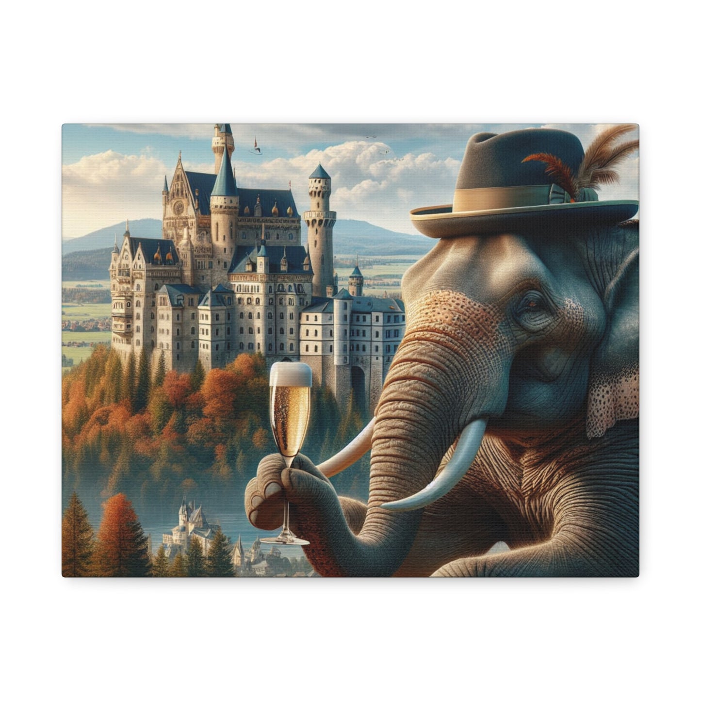 Havana Elephant  - Canvas Gallery Wrap - Havana Elephant -The Bavarian Baron