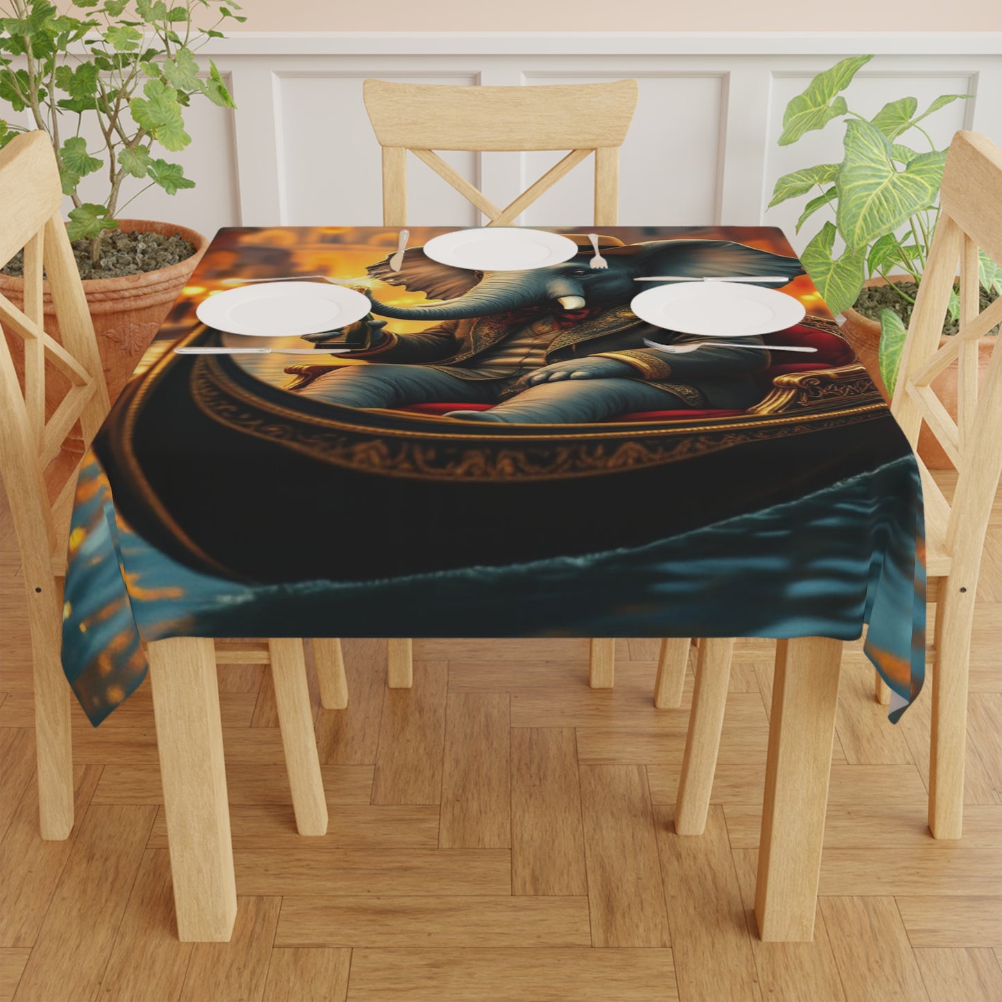 Tablecloth -Havana Elephant - The Venetian Voyager