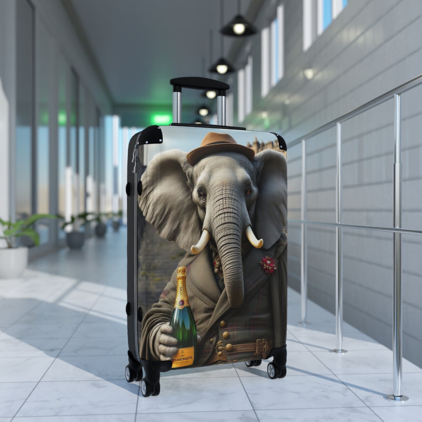 Havana Elephant Suitcase - The Highland Laird