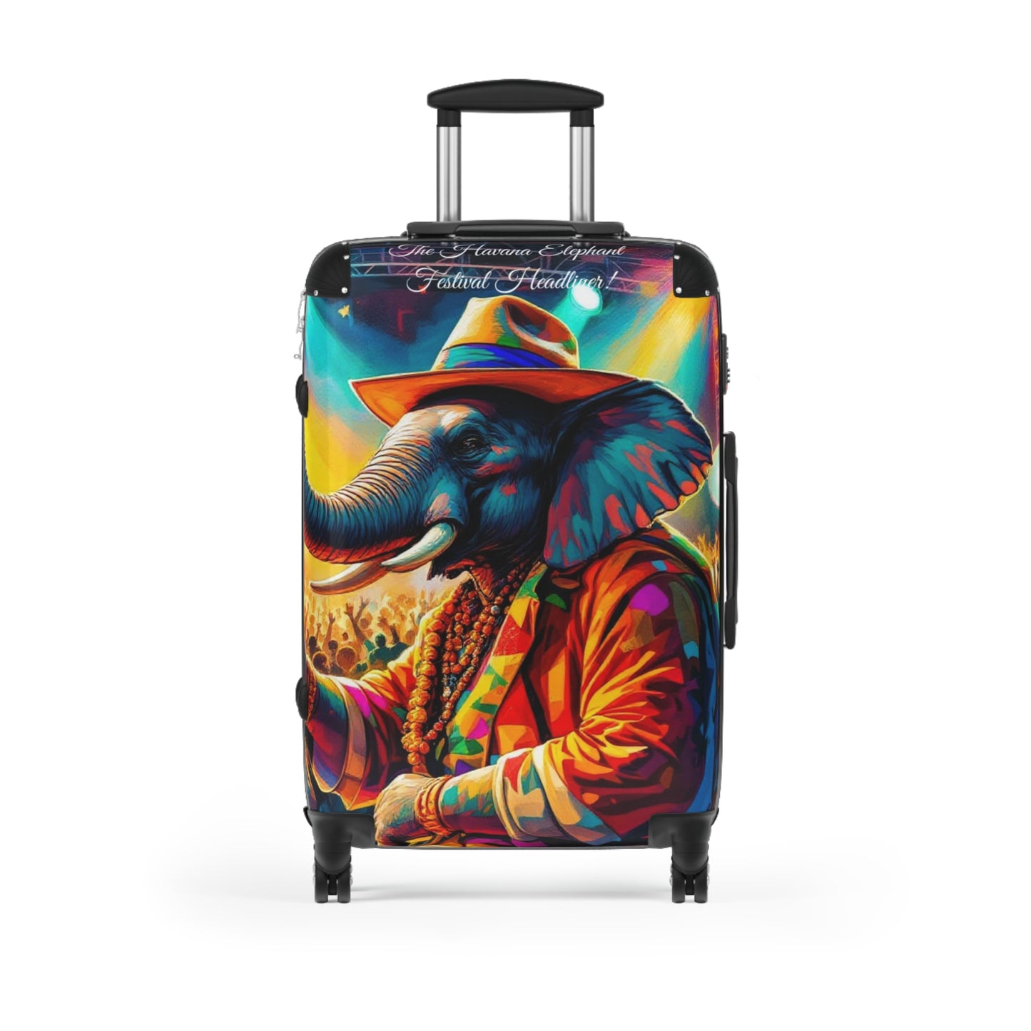 Havana Elephant Suitcase - The Festival Headliner (Captioned)