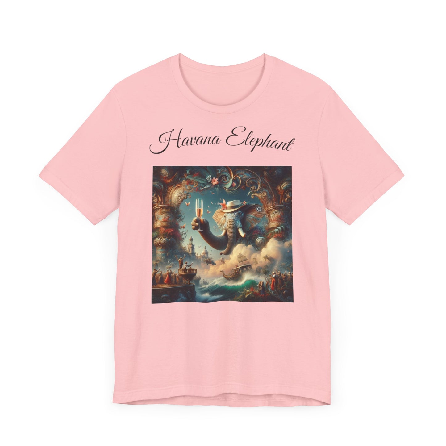 Unisex Jersey Short Sleeve Tee - Havana Imagery and motto