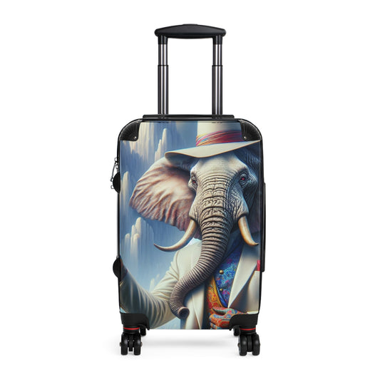 Havana Elephant Suitcase  - The Distinguished Pachyderm's Toast
