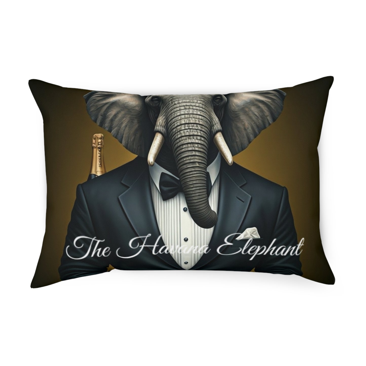 Cushion - Havana Elephant - The Gentlemen and The First Class Voyager (Captioned)